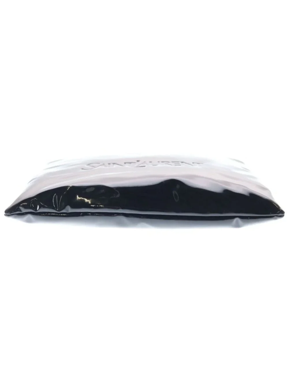 Saint Laurent Paris Large Puffy Pouch Clutch Case Black Patent - Picture 4 of 6